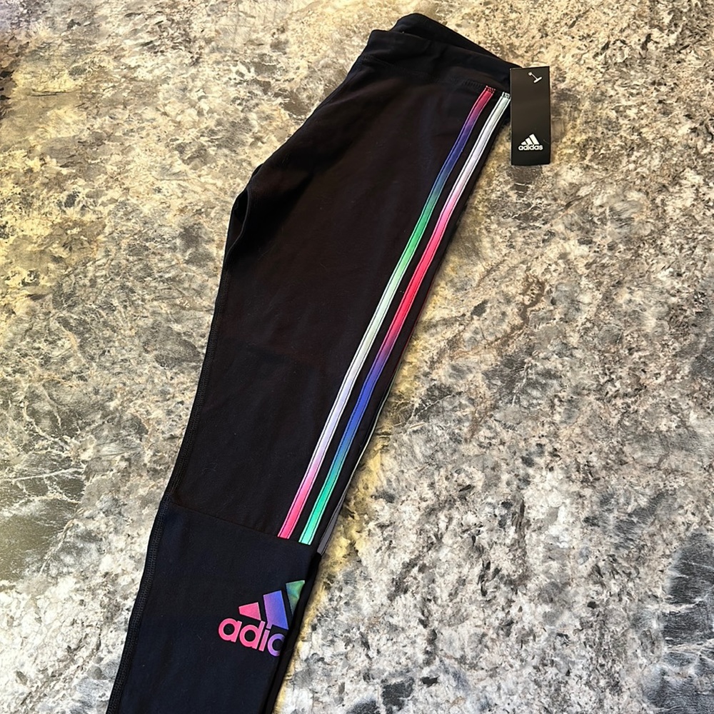 Girls XL Adidas Black Legging